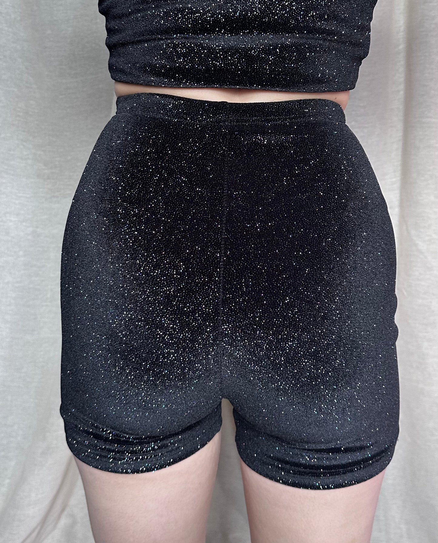 Stevie Shorts in Glitter