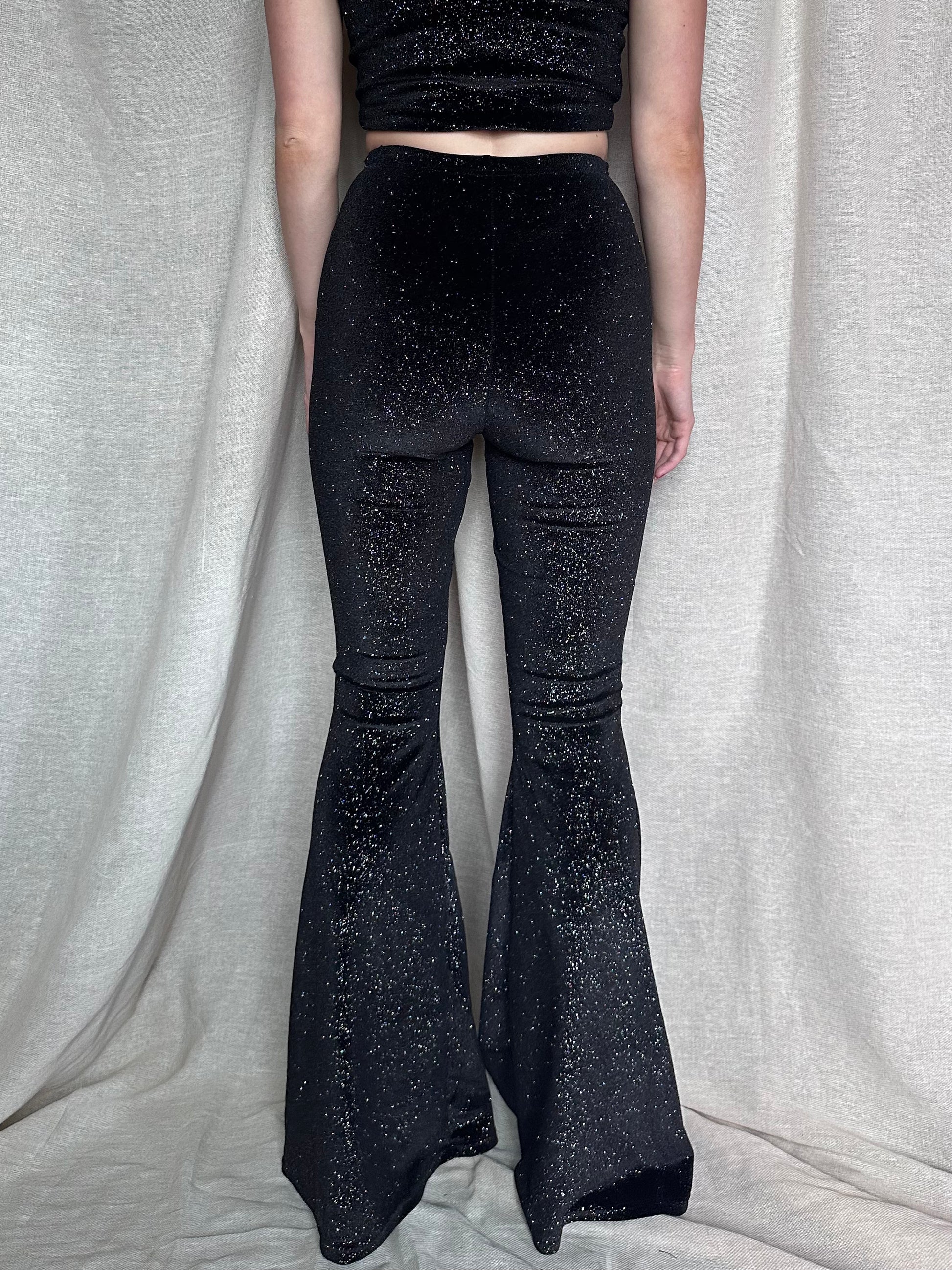 Sparkly 2025 flared pants