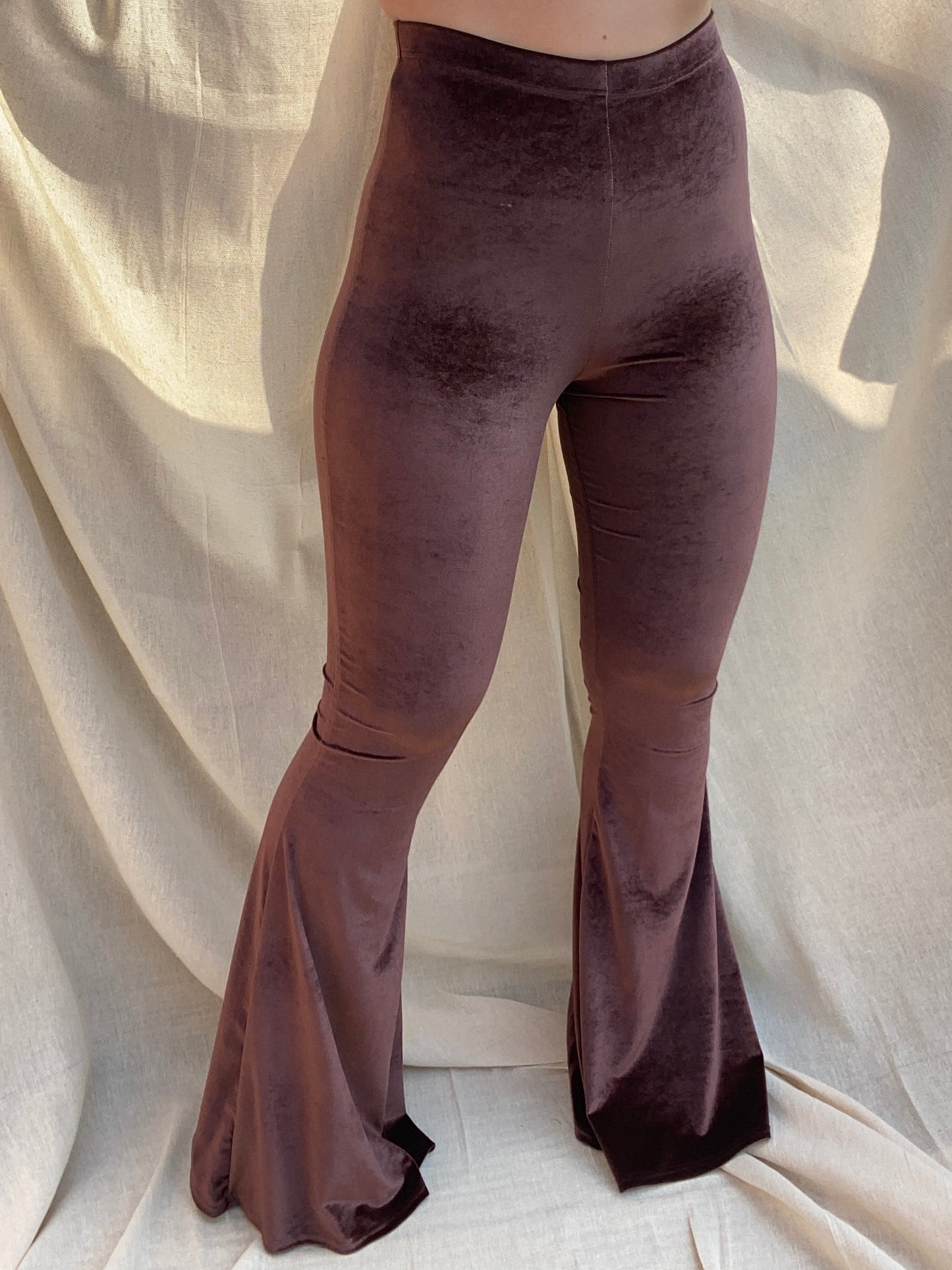 Flared Trousers - Chocolate