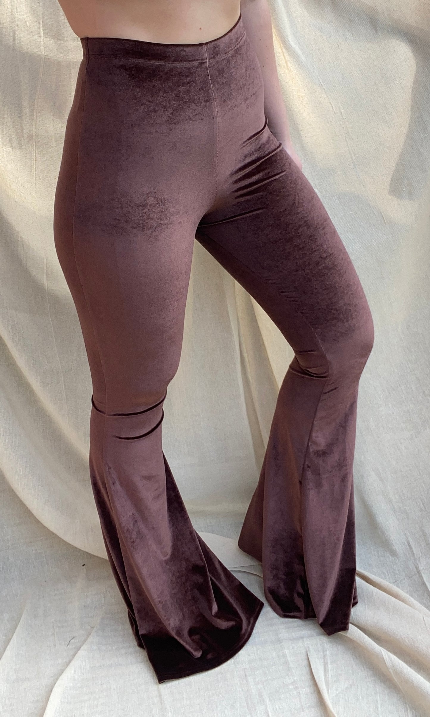 Flared Trousers - Chocolate