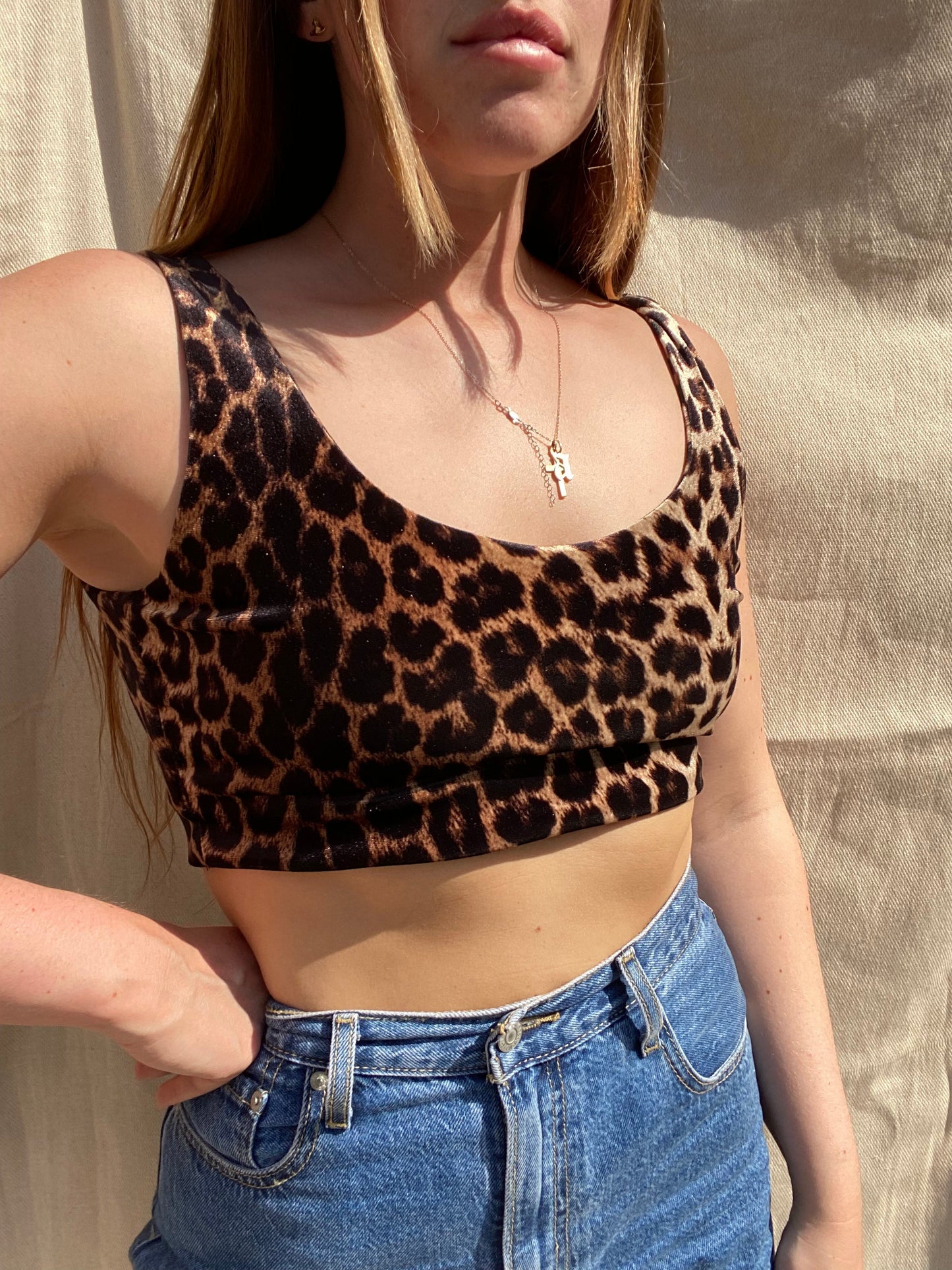 Jocelyn Two-way Top - Leopard Prints