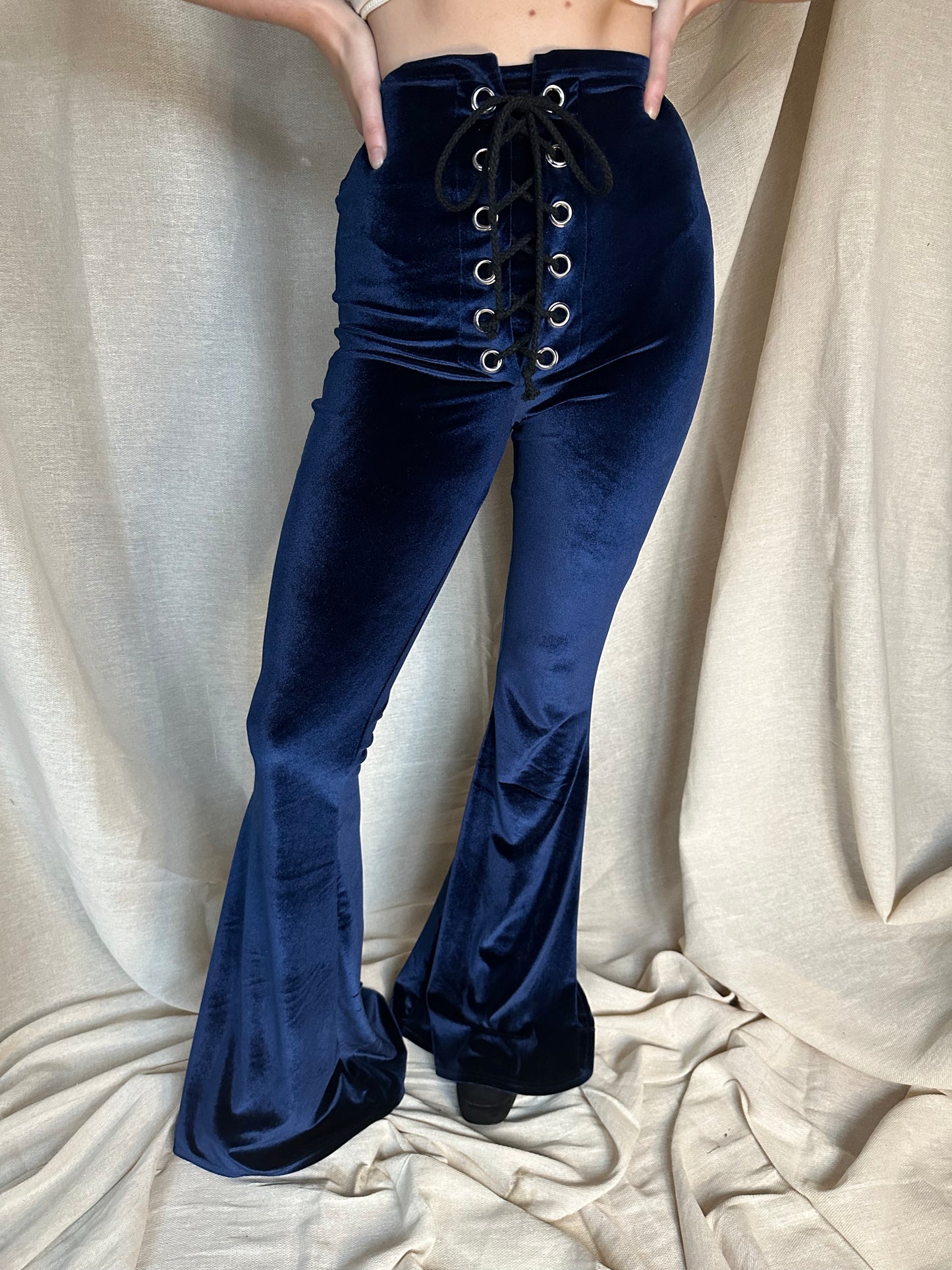 Stevie Flared Trousers - Midnight