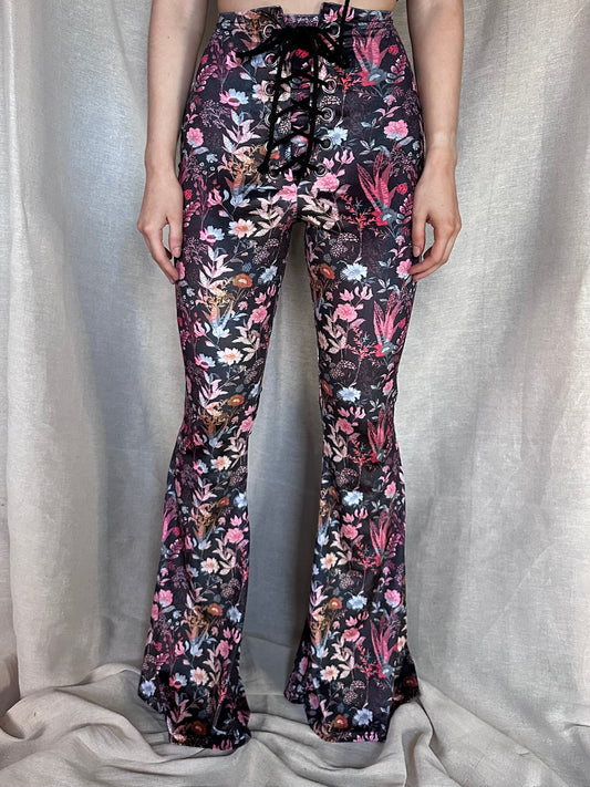 Stevie Flared Trousers - Rustic Floral