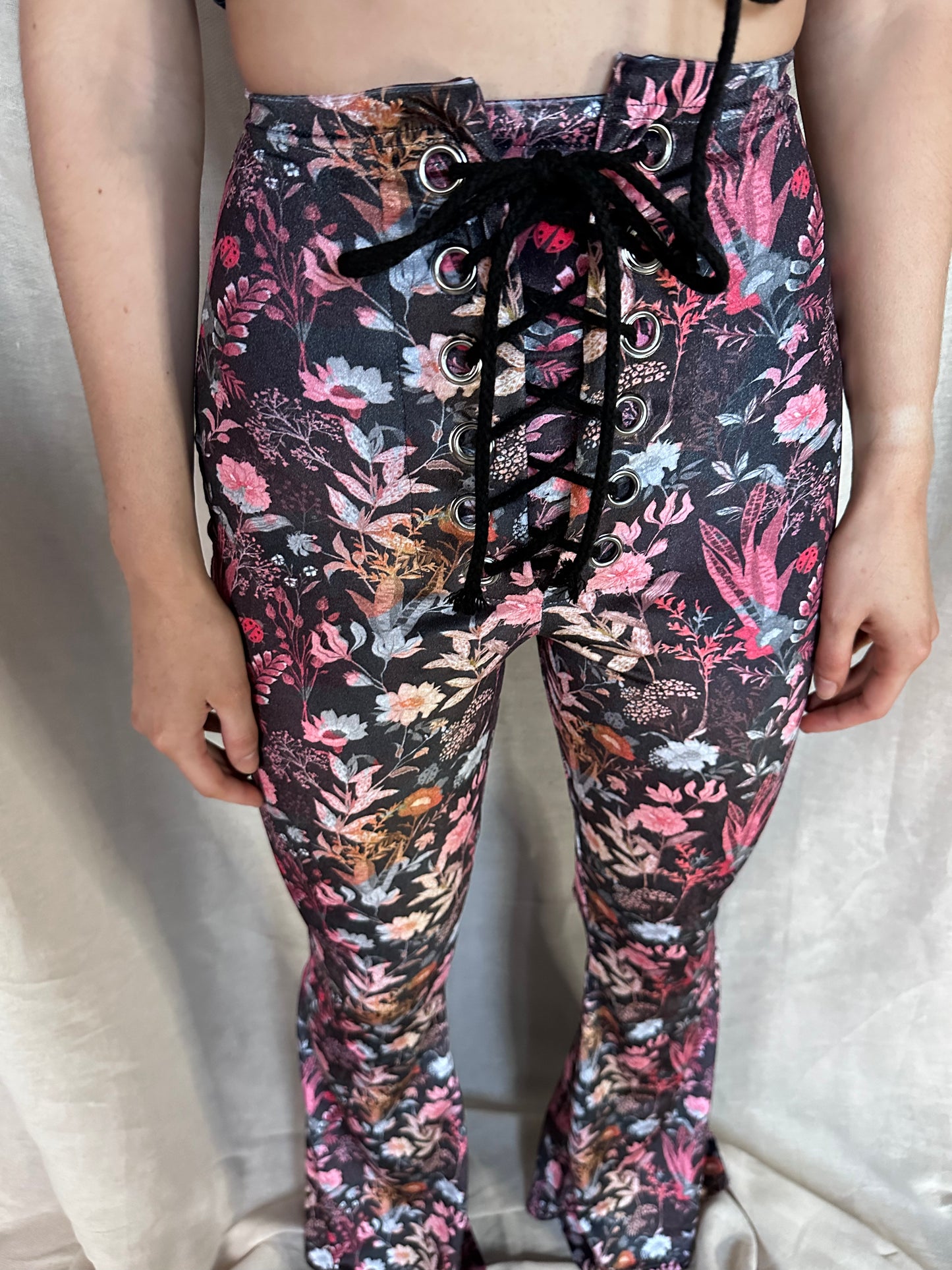 Stevie Flared Trousers - Rustic Floral